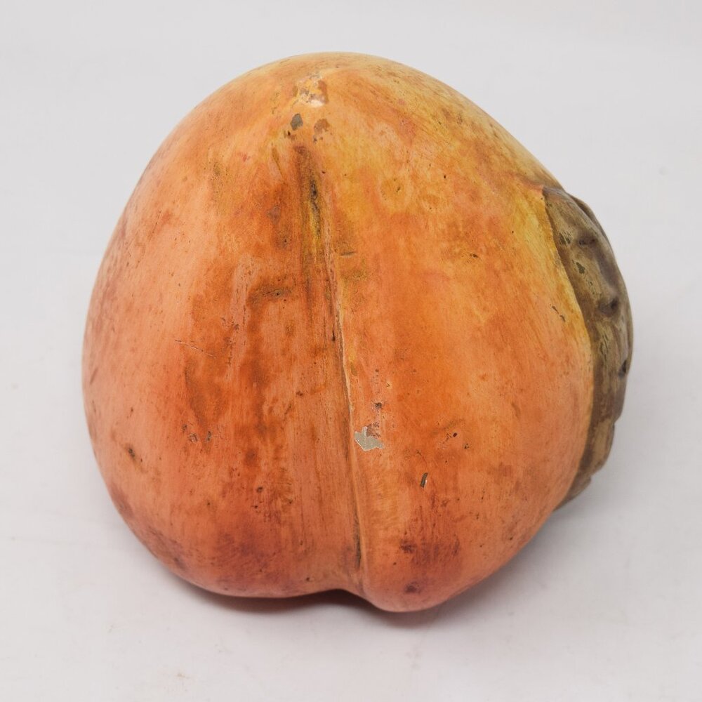 Oversized Peach Statue Fruit Decor Nature Large MCM Cottagecore Farmhouse Granny - Picture 13 of 16